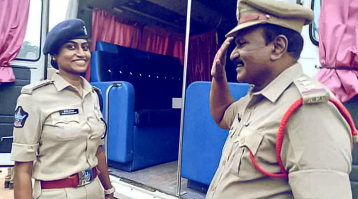 Photo Of Proud Father On Duty ‘Saluting’ His DSP Daughter Goes Viral