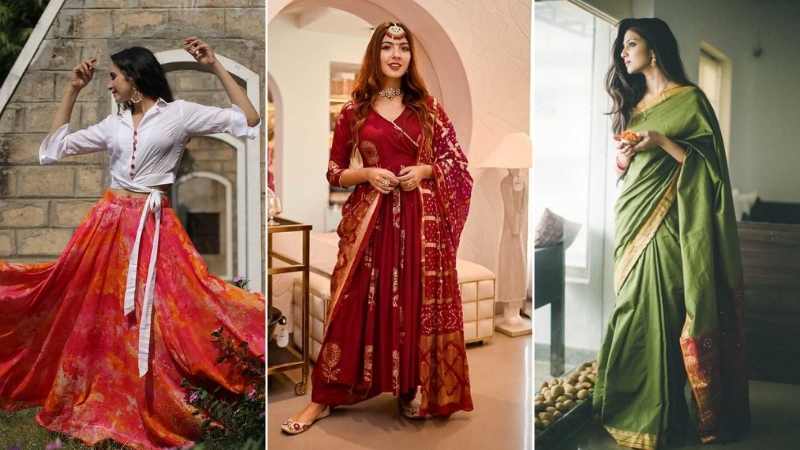 Beautiful Diwali Outfit Ideas For Newlywed Brides