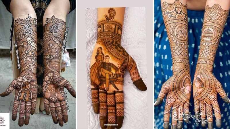 Portrait Mehndi Designs are the perfect choice of all brides. Check out the latest designs