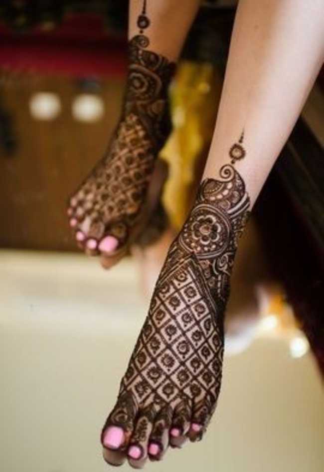 Best Foot Mehndi Designs Easy And Simple - The Handmade Crafts-thunohoangphong.vn