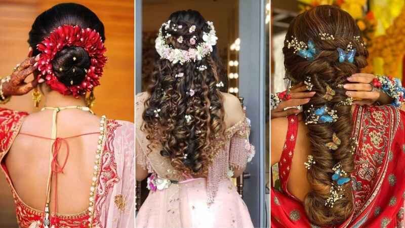 10 Bridal Floral Hairstyles that every Bride to Be Must Try Out