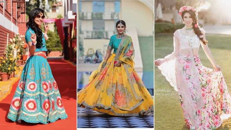 30 Mehndi Outfits For Your Mehendi Function