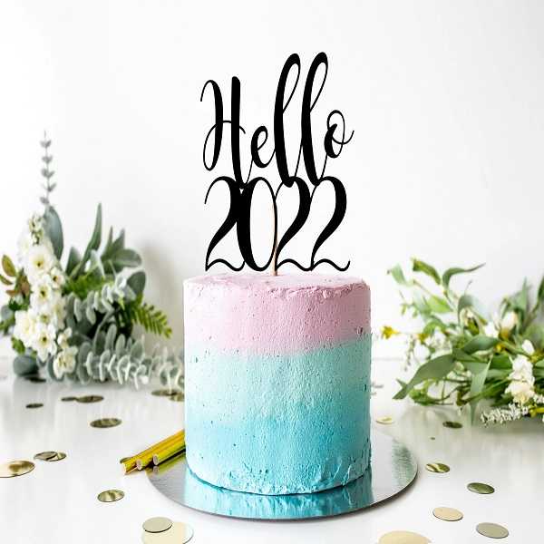 Cute Happy New Year Cake Images With Name Editing